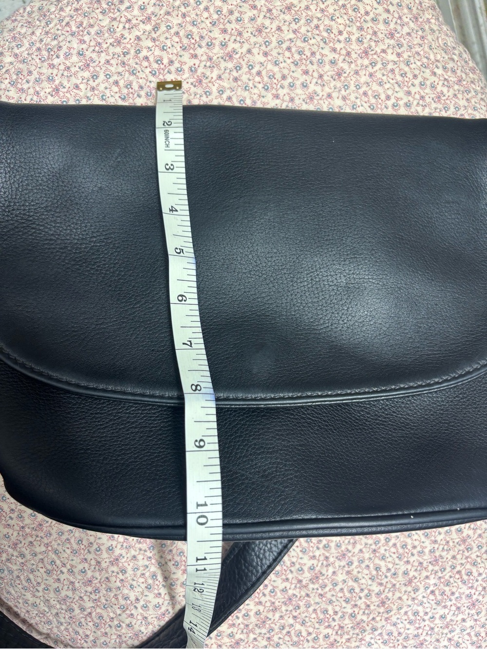 Coach Black Leather Messenger Bag for Men - Picture 10 of 10